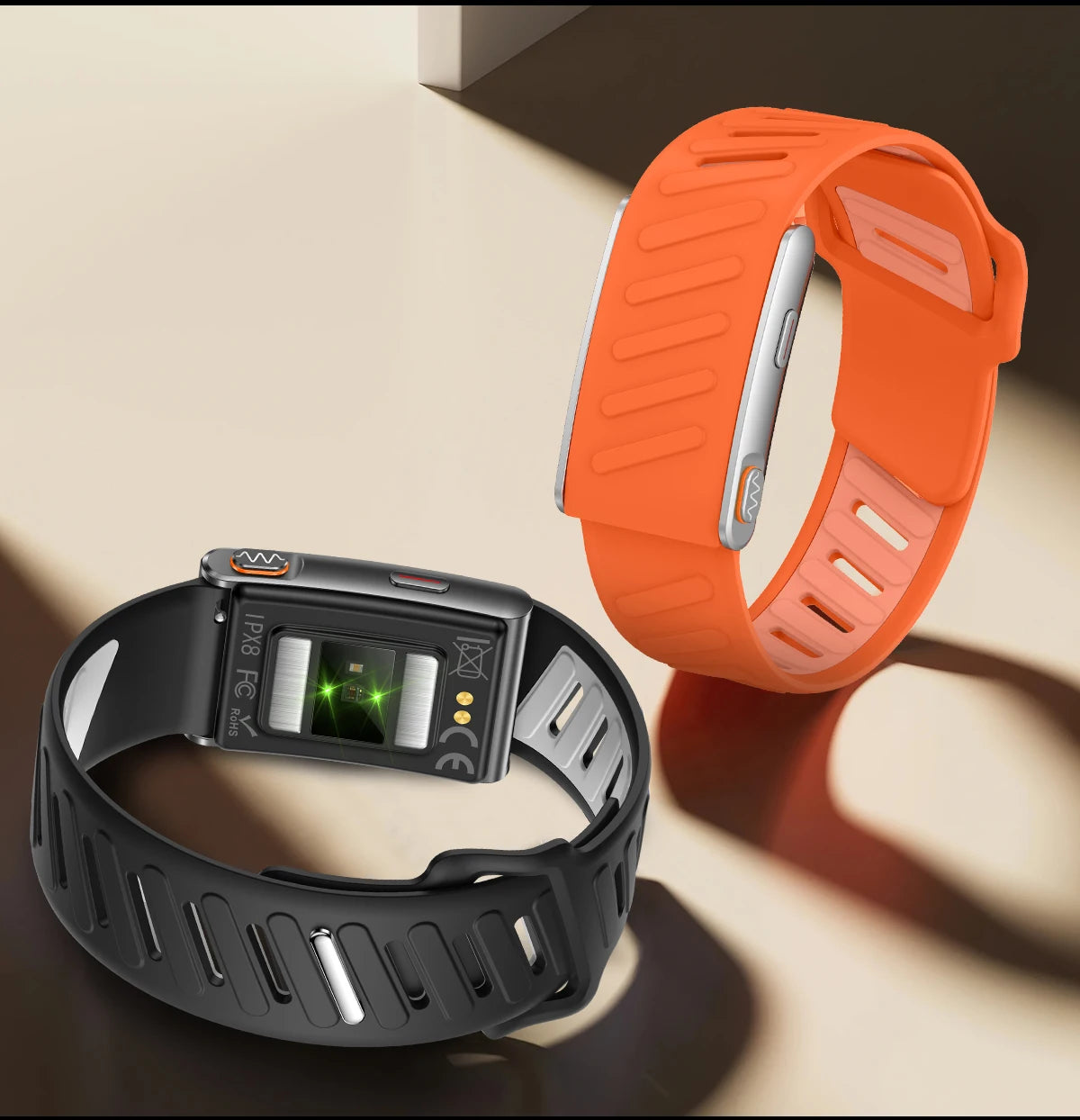 2026 New Screenless Fitness Tracker Health Smart Band ECG+PPG Uric Acid Blood Oxygen Body analysis Smart Bracelet For Men Women