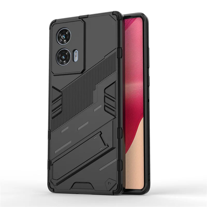 For Motorola Edge 50 Fusion 5G Case Magnetic Armor Shockproof Stand Phone Cases for Moto Edge50 Fusion Edge50Fusion Back Cover