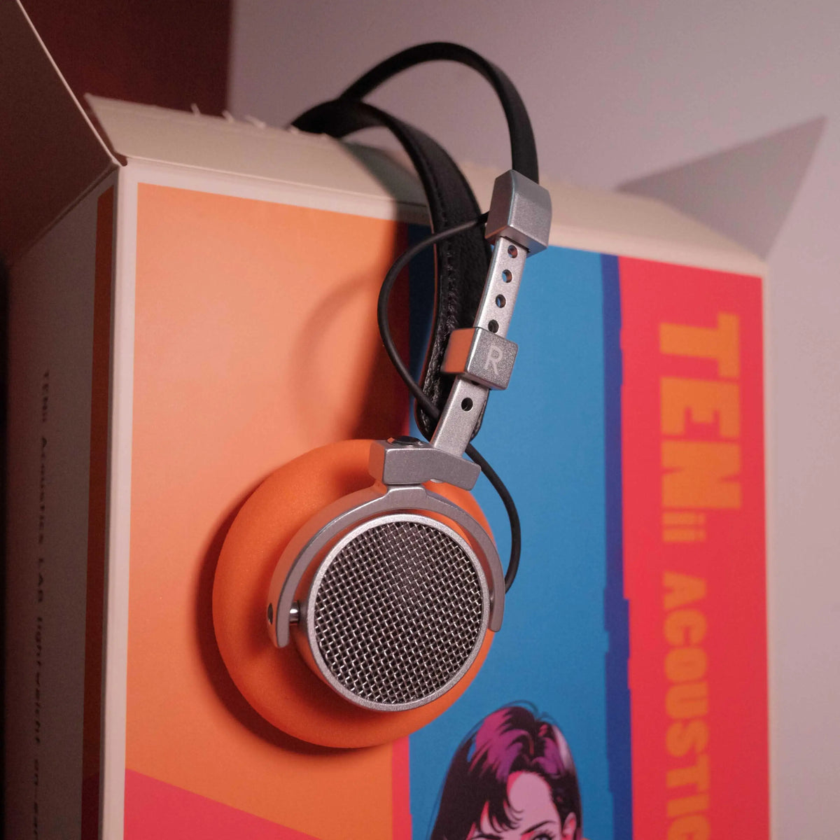 Tenii KPX52 Vintage Retro Over-Ear Headphones 52mm Dynamic Bass Music Monitor Classic Stereo Headset for Audio Enthusiasts