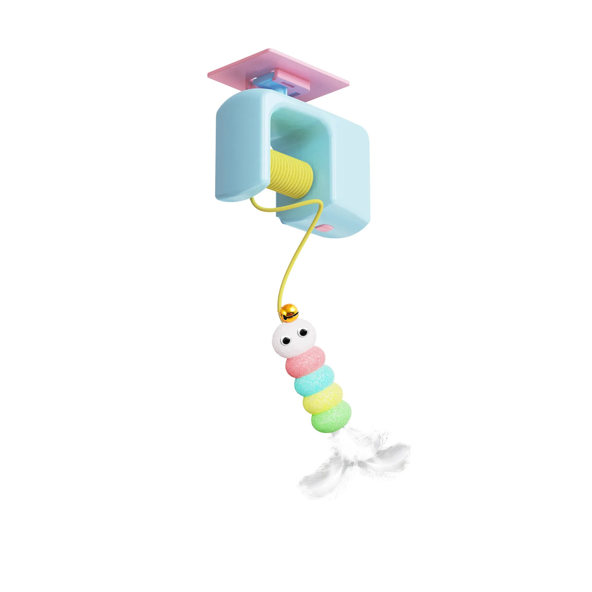 Electric Interactive Cat Yo-Yo Toy Smart Door Hanging Cat Balls Toy Self-entertainment Amusement Artifact for Cats Kittens