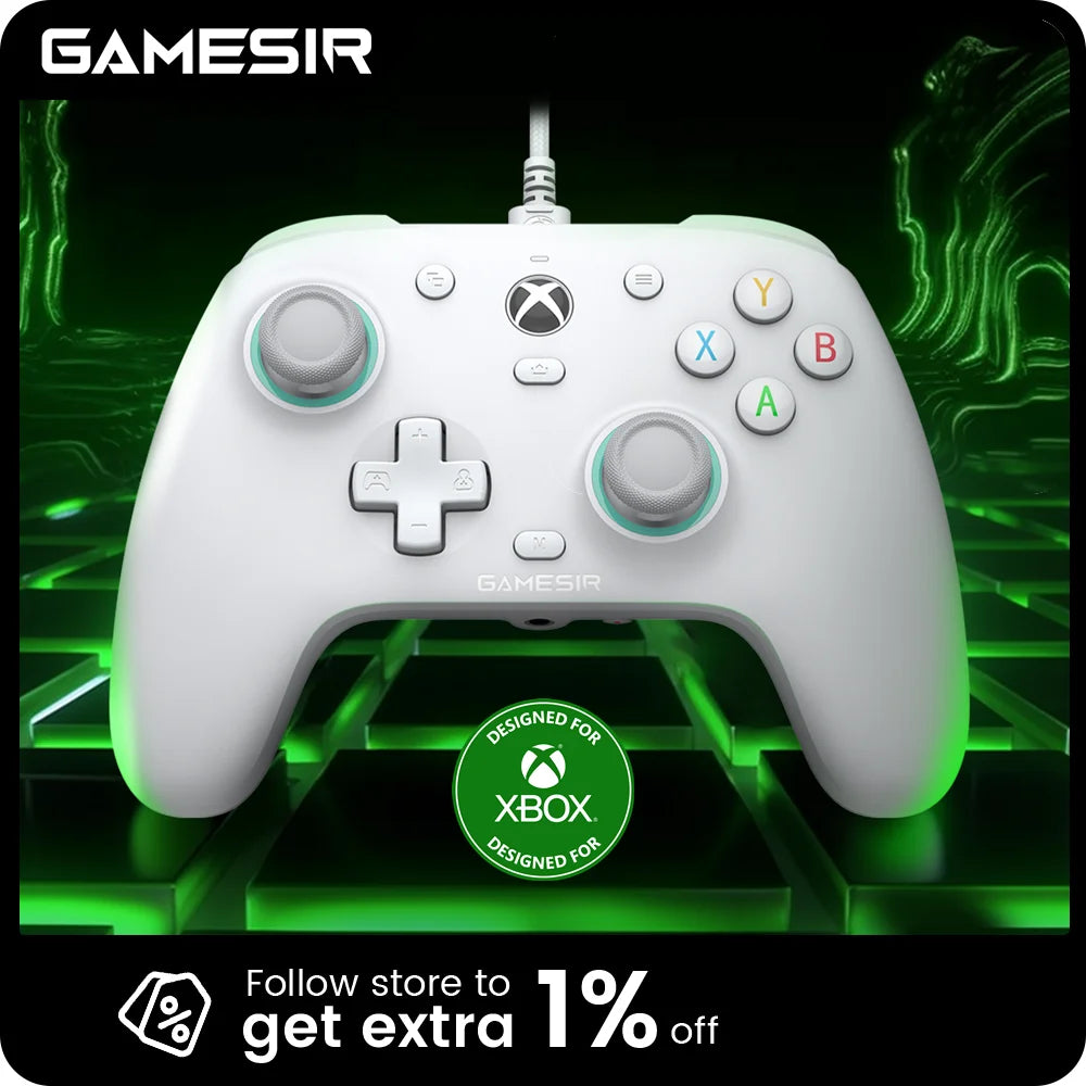 GameSir G7 SE Xbox Gaming Controller Wired Gamepad for Xbox Series X, Xbox Series S, Xbox One, with Hall Effect Joystick