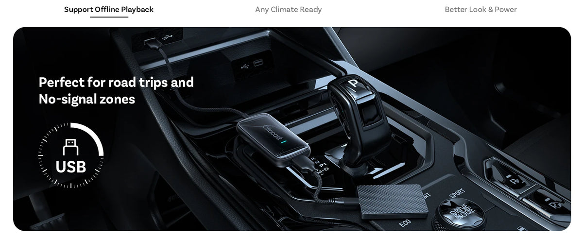OTTOCAST Play2Video Ultra Carplay Ai Box Wireless Android Auto Adapter Built in Youtube Netflix For VW Benz Ford 99% of Cars