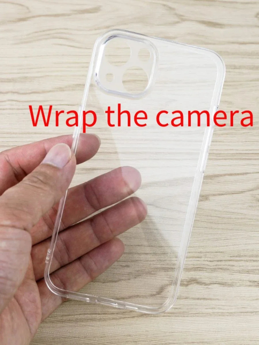 Transparent Customized Phone Case For iPhone 17 11 12 13 14 15 16 Plus Mini Pro Max 7 8 SE Cartoon Animal Mobile Soft Cover