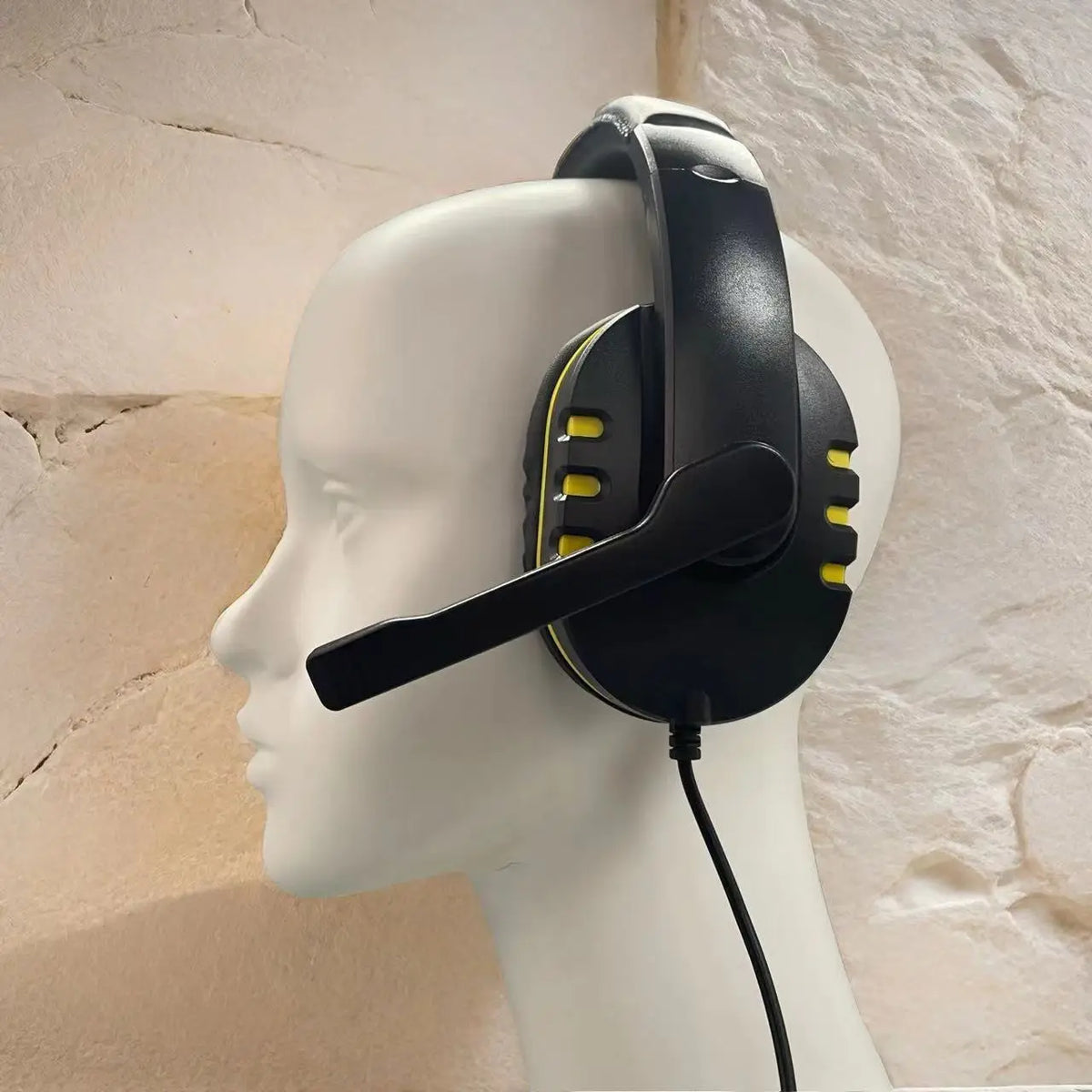 7260 Wired Headphones with Microphone,Suitable for work meetings、Study Recording、Entertainment Games,Compatible:PS4/PS5/Xbox One