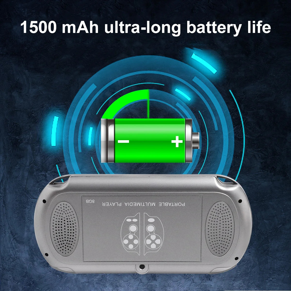 Retro X7 Handheld Game 4.3 Inch HD Large 8G Screen Classic Game Console Built-in 10000 Games Mini Handheld MP5 Video Game