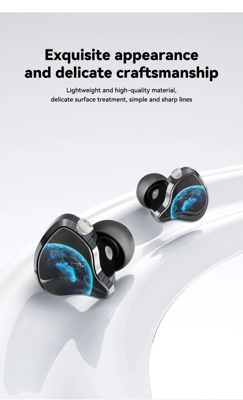 HTC NE81 TWS Wireless Earbuds Bluetooth ANC Wired Voice Control for Singing Live Streaming Touch Control Stereo Sports Earphone