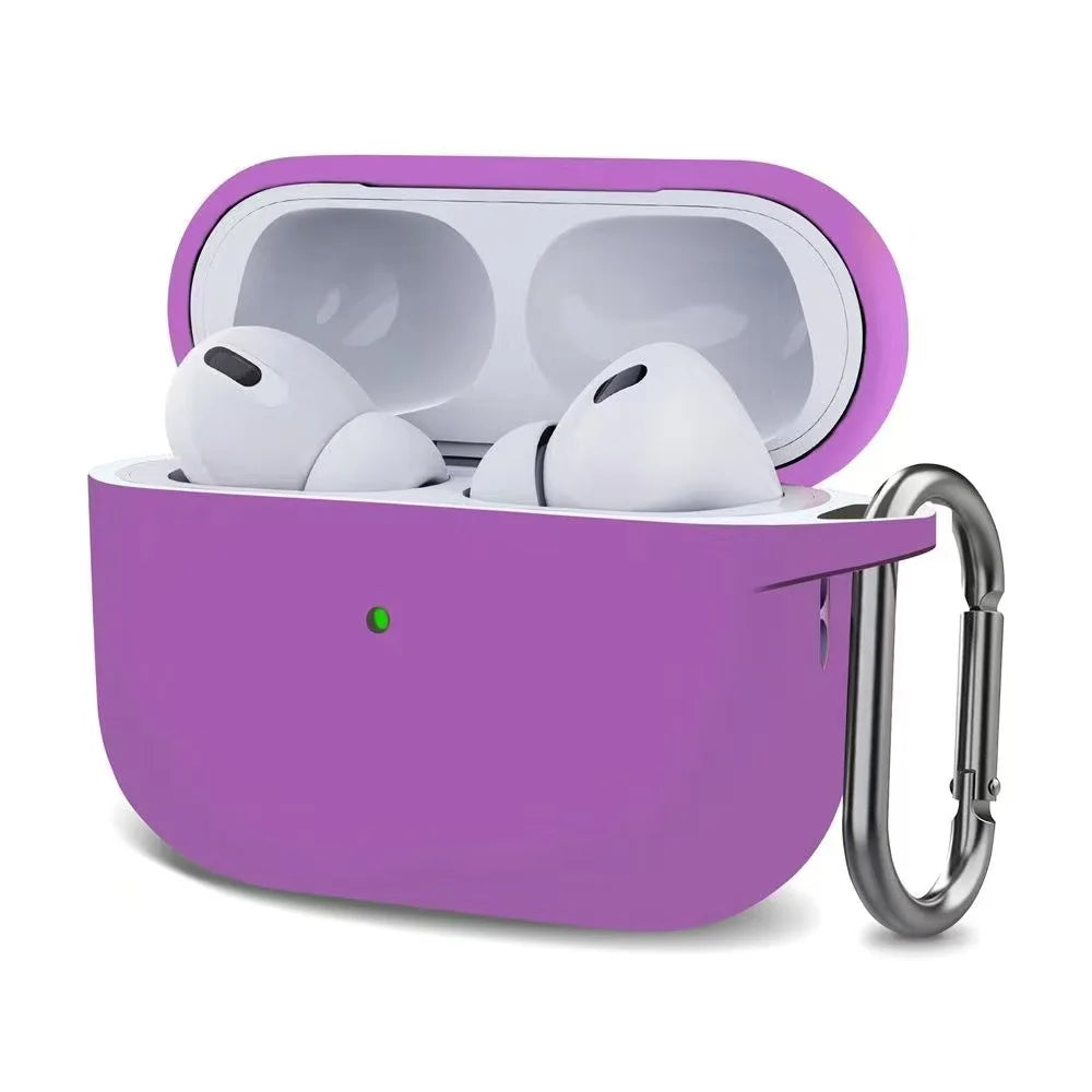For AirPods Pro2 Case Silicone Earphone Cover For AirPods Pro 2 2nd Generation Cases Headphone Coque Protective Sleeve With Hook