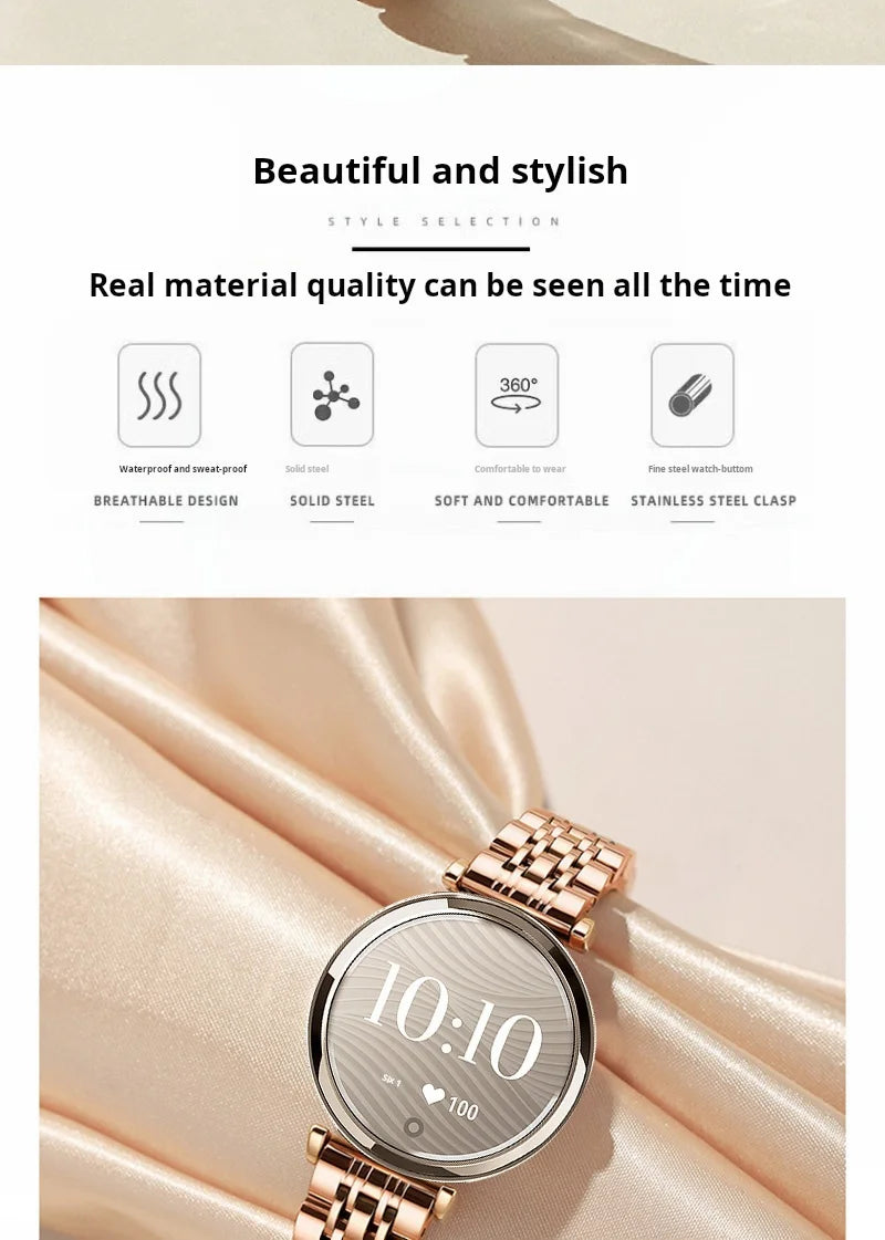 For Garmin Lily2 New Watchband Quick Women's Watch Metal Stainless Steel Lily 2 Girls Smart Bracelet Fashion Strap 14mm