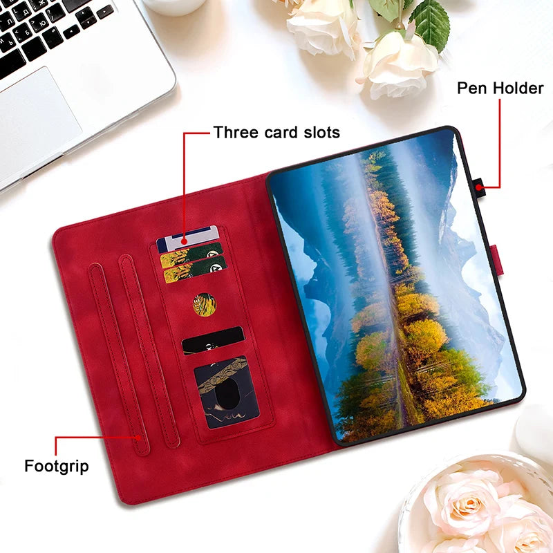 Leather Case for iPad Air 11 13 2024-26 iPad 5th 6th 7th 8th Gen iPad 10.9 2022 11th 2025 Pro 11 2024 9.7 2018 Mini 8 6 Shell