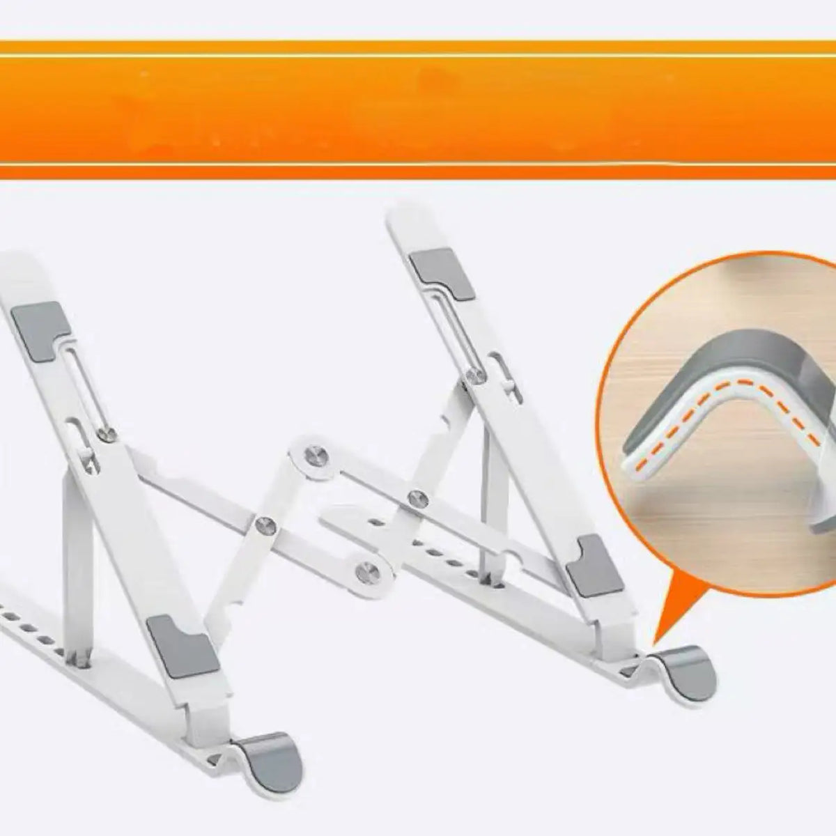 Foldable Laptop Stand Holder Riser Portable Adjustable Notebook Stand Computer Stand 7 Angles for MacBook Tablets