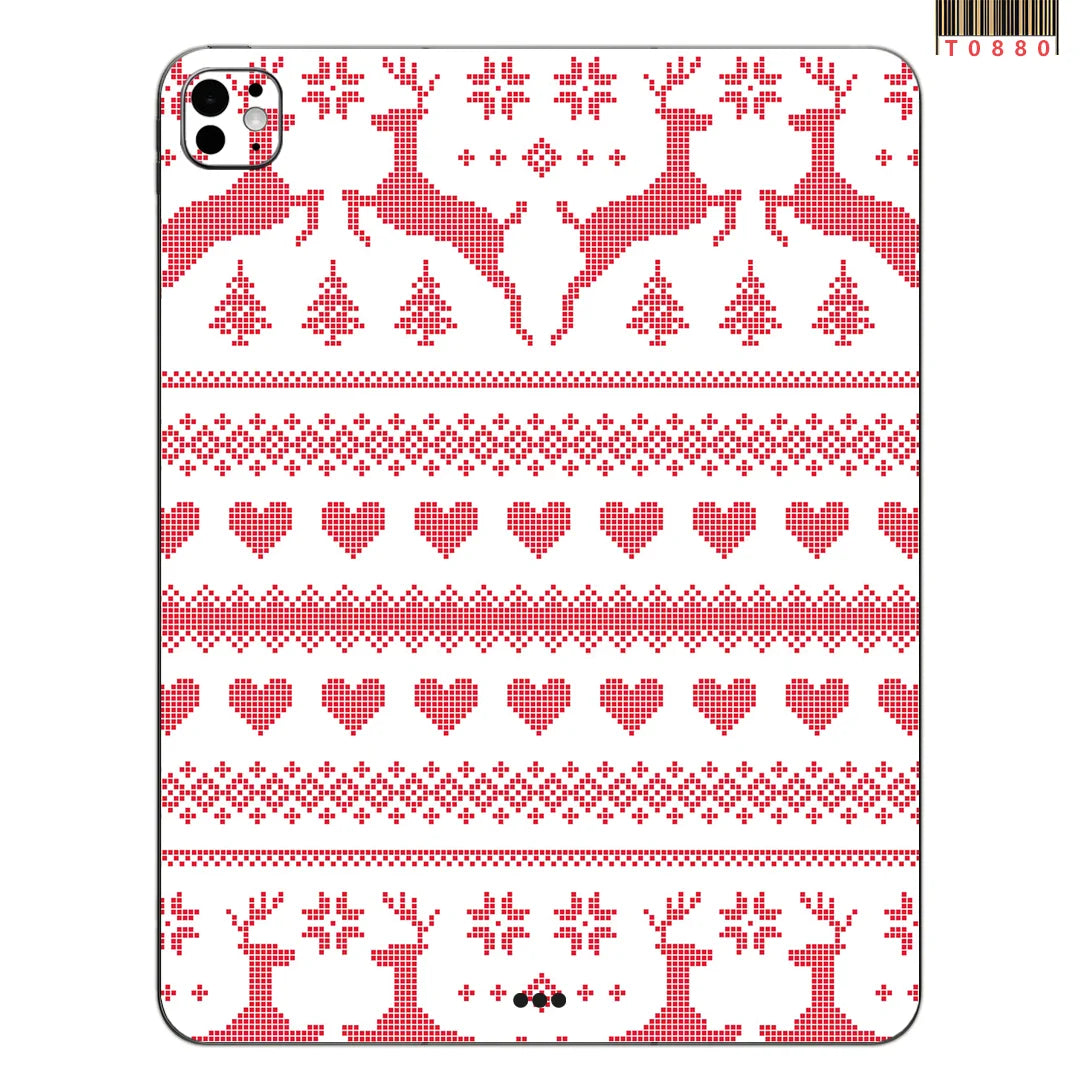 For iPad Pro 11 2025 AIR 13 11 2025 2024 Mini 7 6 Full Cover Colorful Back Film Covers Decal Skin Protector Sticker