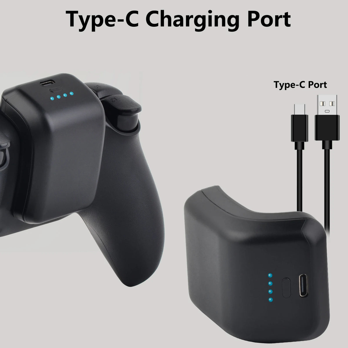 3000mAh PS5 Controller External Battery Pack for Sony Playstation 5 DualSense CFI-ZCT1W Wireless Gamepad LIP1708