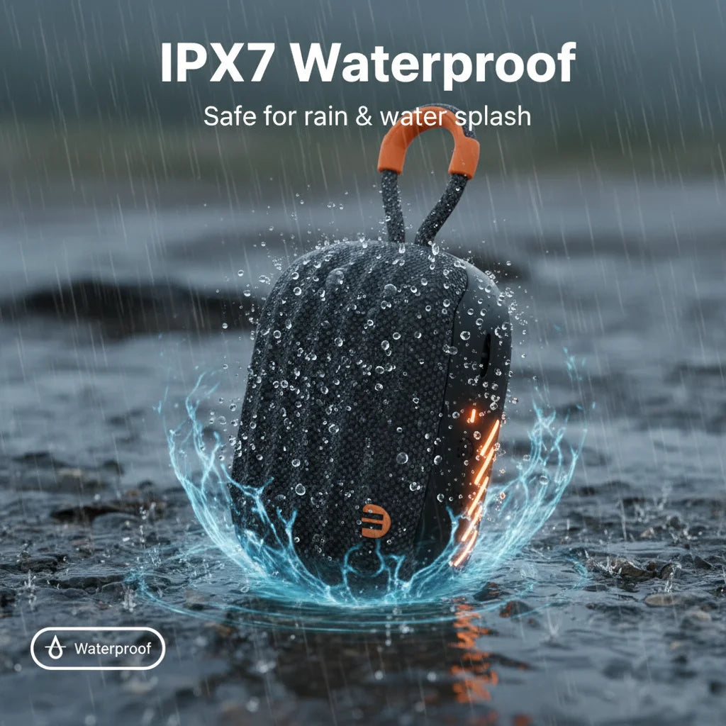 CW23 Portable Bluetooth Speaker IPX7 Waterproof TWS Bike Handlebar Subwoofer For Bicycle Scooter Outdoor Cycling Hot Sale