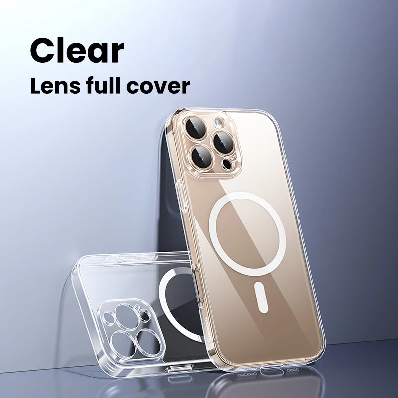 UGREEN Magnetic Case for iPhone 16 Pro Max Case Shockproof Cover for iPhone 15 14 13 Pro Max 14 Plus 16pro Macsafe TPU Cases