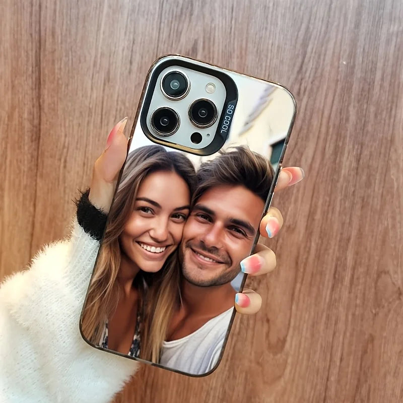 Suitable For iPhone 17 Air 16e 16 15 14 13 12 11 Pro Max Plus Mini IMD Phone Case DIY Photo Customization Shockproof Back Cover
