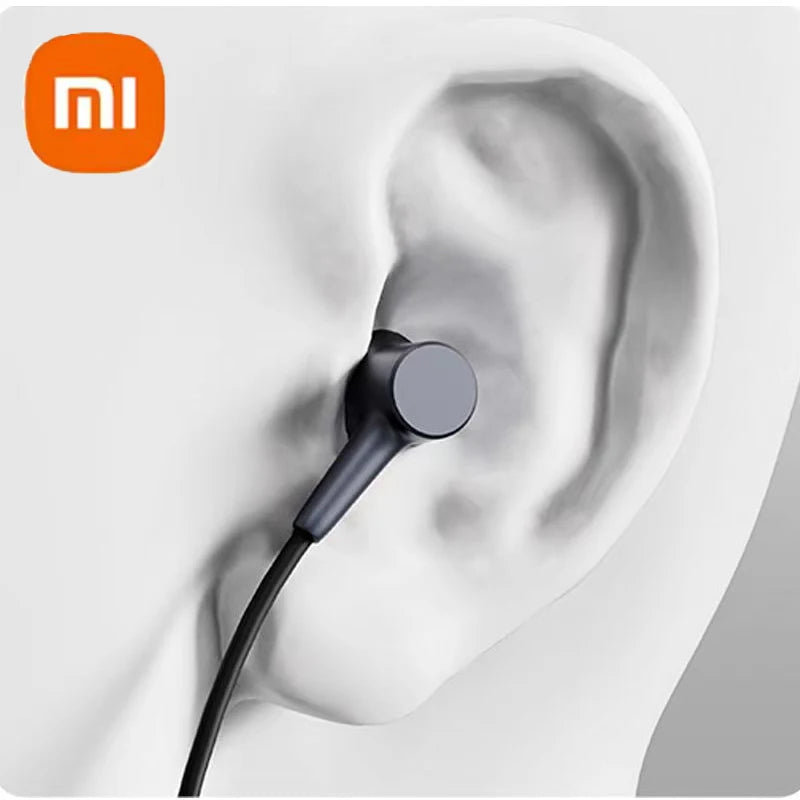 Original Xiaomi Earphone Wired 3.5MM In-ear Sport Music Headphone with Mic HiFi Gaming Headset For Redmi POCO Huawei Samsung