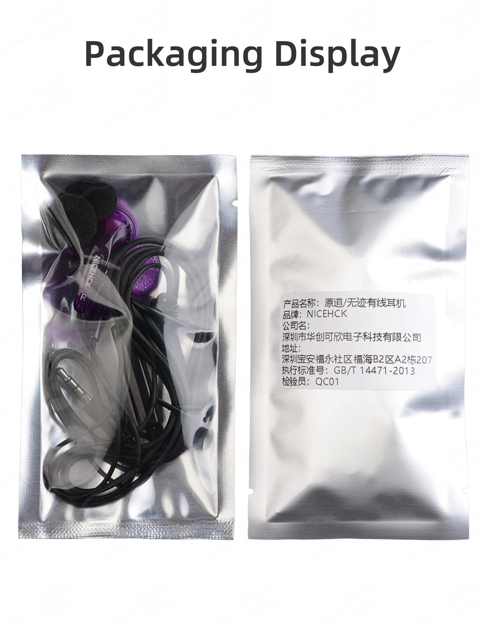 NICEHCK Traceless Colorful HIFI In-ear Earphone 15.4mm Dynamic Unit Sport Music Headset Microphone Earbud IEM Vido MX500 MX980