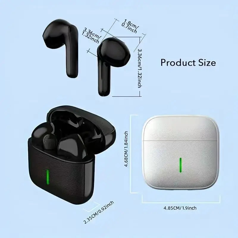 JS 59 Hi-Res Audio Wireless Bluetooth Earphones Touch Control HD Clear Call TWS Gaming Earbuds