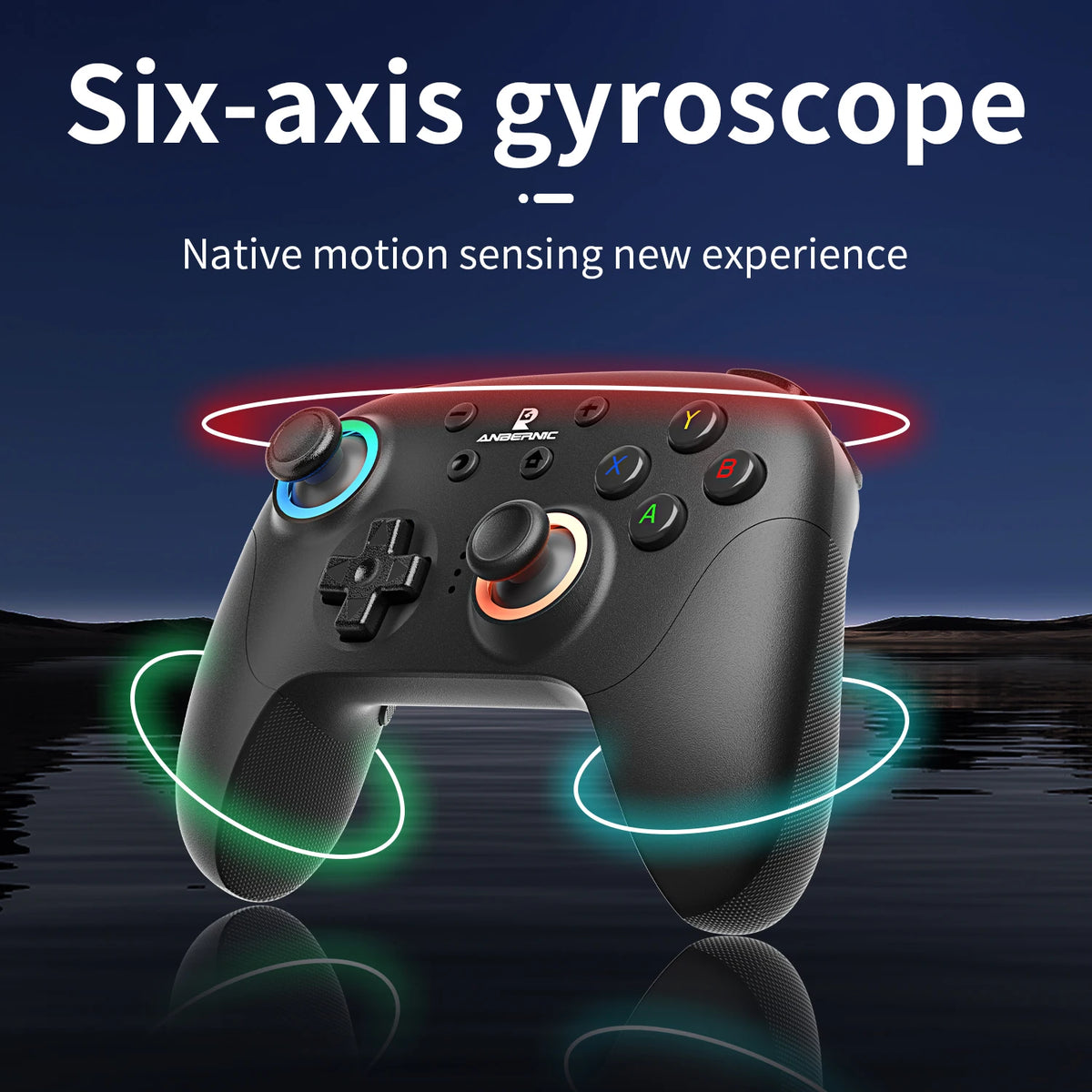 Anbernic RG G01 / RG P01 Retro Games Controller Hall Effect Triggers XBOX Gamepad for PC Android IOS Steam Linux Supports Bluetooth 5.3/Wired/2.4G Wireless