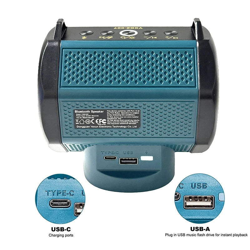 Subwoofer Bluetooth Speaker Portable Wireless Radio FM Powerful Computer Caixa De Som Woofers Sound Box Music PC Bass Lamp Audio