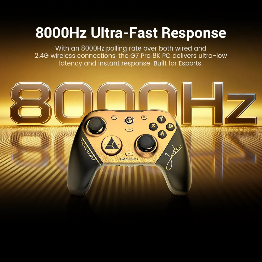 GameSir G7 Pro 8K Champion Edition Gaming Controller, Wireless Bluetooth Gamepad for Nintendo Switch 2, Android, iOS, PC, Steam