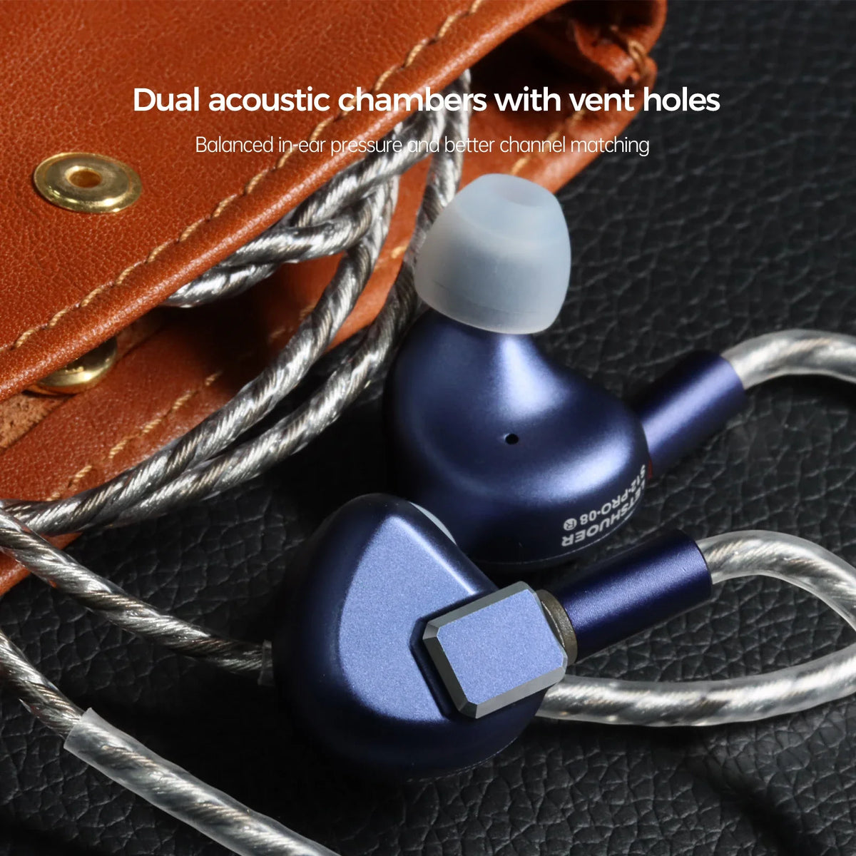 Letshuoer S12 Pro HIFI Earphones IEMs In Ear Wired Earphone For Iphone Stereo Headphone Detachable 0.78mm 2pin&3.5MM/4.4MM