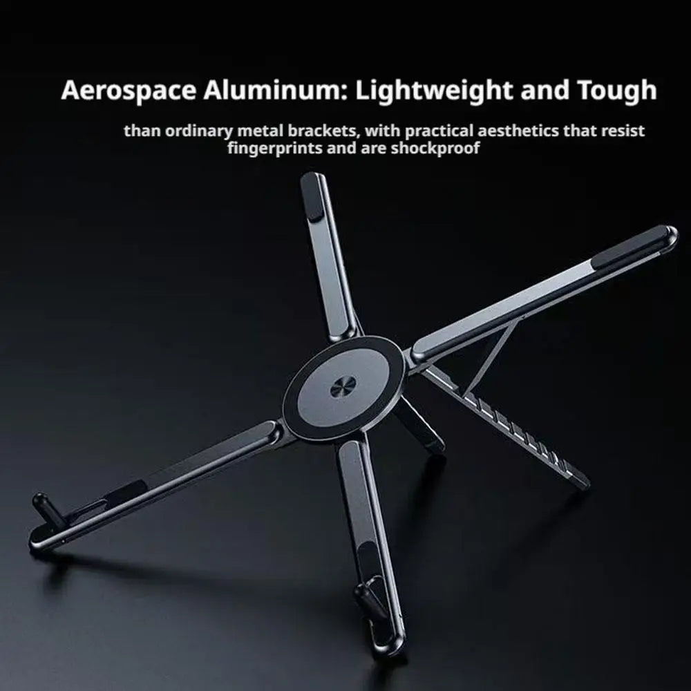 Magnetic Phone Holder Handheld Selfie Stick Tripod Foldable Desk Stand for iPhone 17 16 iPad Tablet Laptop Bracket