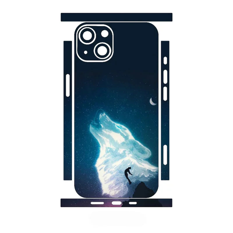 2Pcs Stickers for Iphone 17 Pro Max Iphone 15 Full Cover Stickers Back Film for iphone 15 Pro Max 14 13 12 Skin Stickers