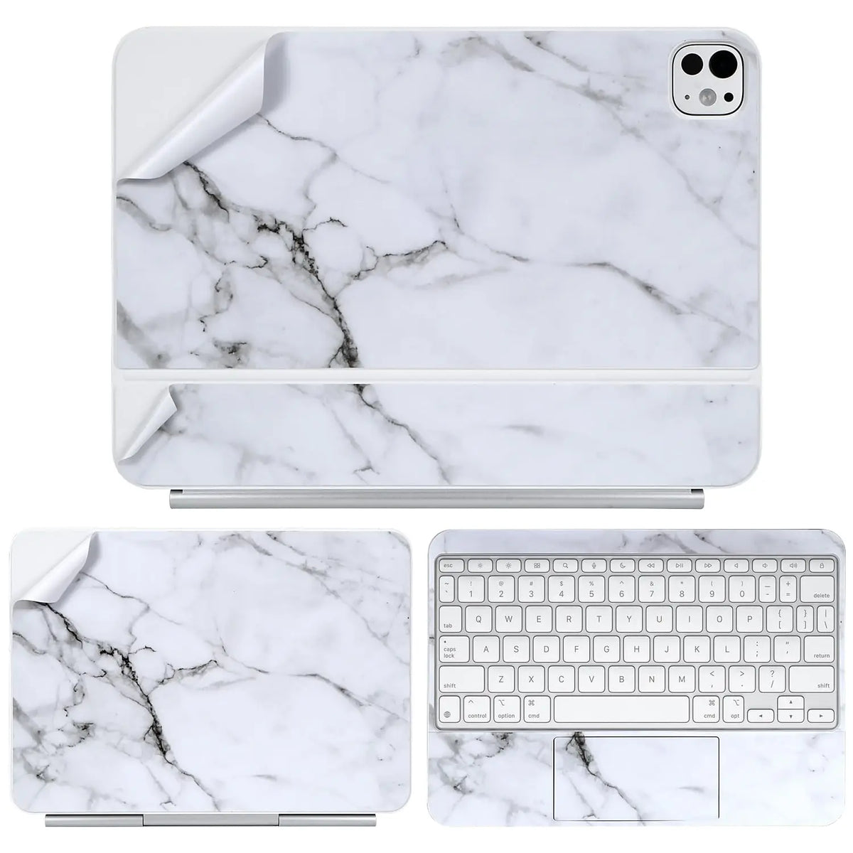 Tablets Skin Sticker Decals for 2025 2024 iPad Pro M5 M4 Magic Keyboard 11/13 inch Full Body Protective case wrap Cover A2925
