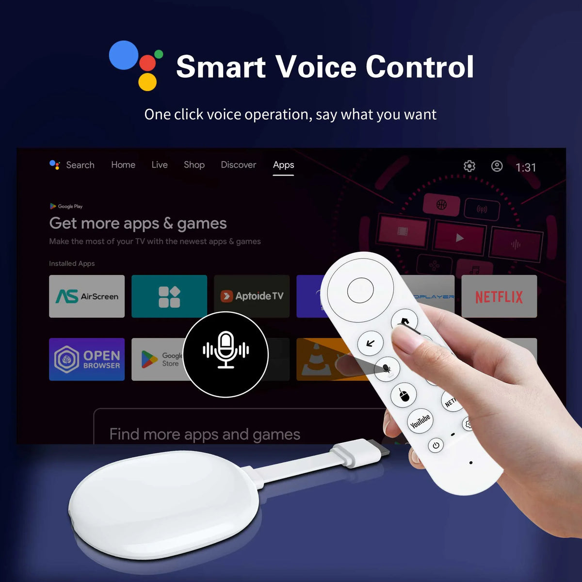 Q2 Ultra Android 14 TV Stick 4K Ultra HD Dual Band WiFi 2.4G/5G Bluetooth 5.0 Quad Core Smart Media Player Dongle