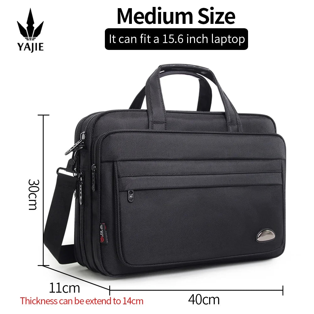 Large Capacity Briefcase Bag Men Business Bag 15.6 inch 17" 19" Laptop Bag Shoulder Bags Canvas Handbags Notebook Bag messenger