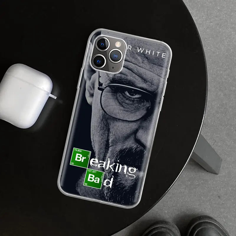 Breaking Bad WalterWhite Phone Case Cover for iPhone 11 12 13 Mini 14 15 Plus 16 Pro Max 17 Air 7 8 + SE Art Customized Fundas 1