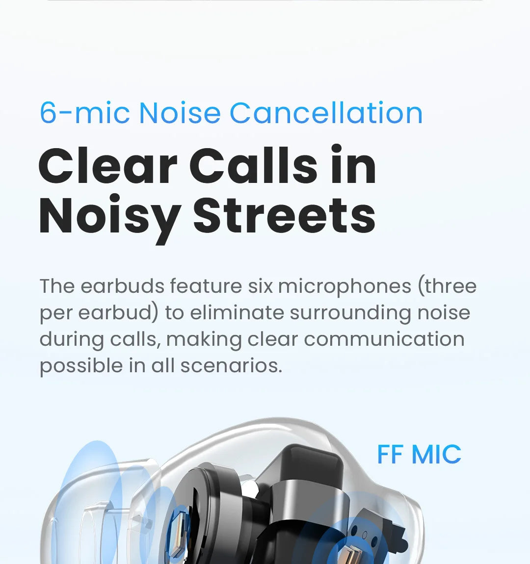 HAYLOU Mori Pro Bluetooth 5.4 Earphones Wireless 43dB Adaptive Hybrid ANC Hi-Res LDAC Earbuds 6 Mic Headphones 28H Battery Life