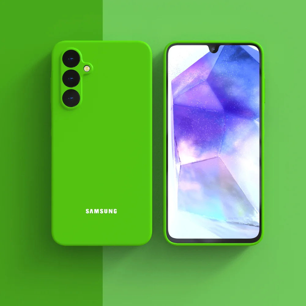 Original Liquid Silicone Case for Samsung Galaxy A17 A16 A15 S26 S25 S24 Ultra Plus FE Shockproof Back Cover Phone Accessories