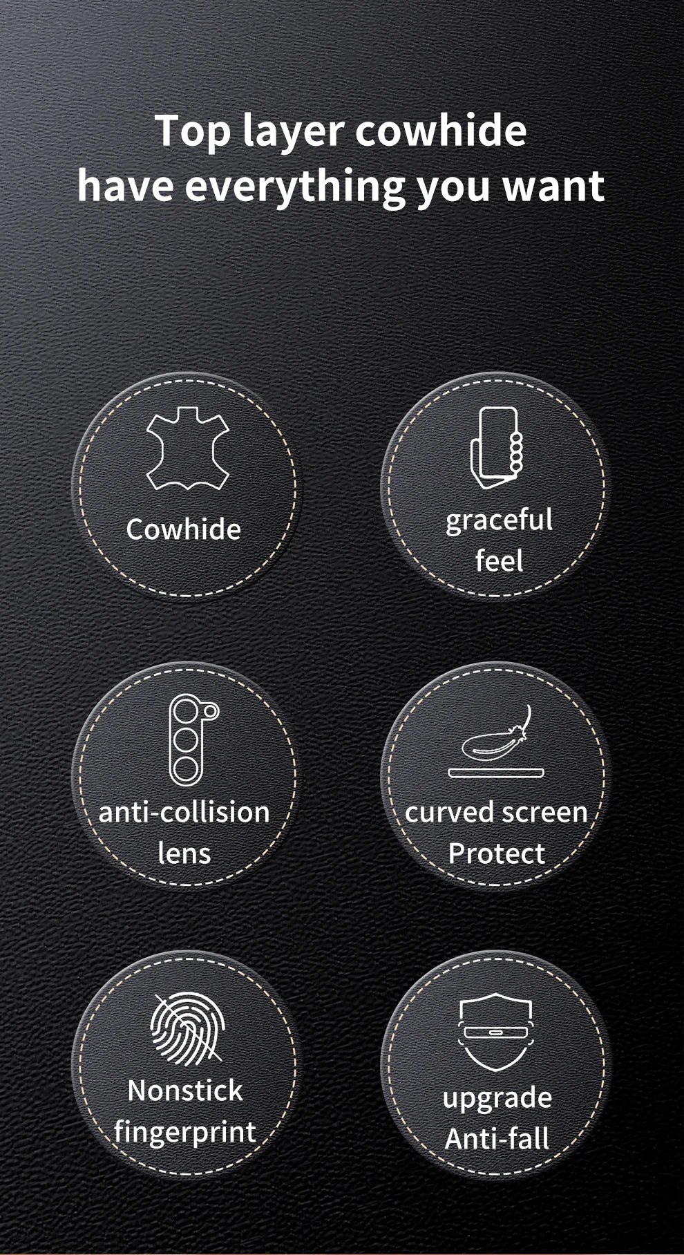 Genuine Cowhide Leather Phone Case for Samsung Galaxy S25 S24 S23 Ultra S22 Plus S21 Note 20 Plating Shockproof Protector Cover