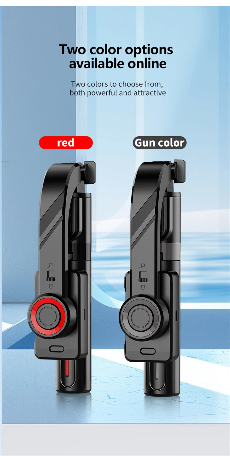 FANGTUOSI Handheld Gimbal Stabilizer 360° Rotation Estabilizador Anti Shake Selfie Stick Fill Light For Phone Stabilizer Tripod