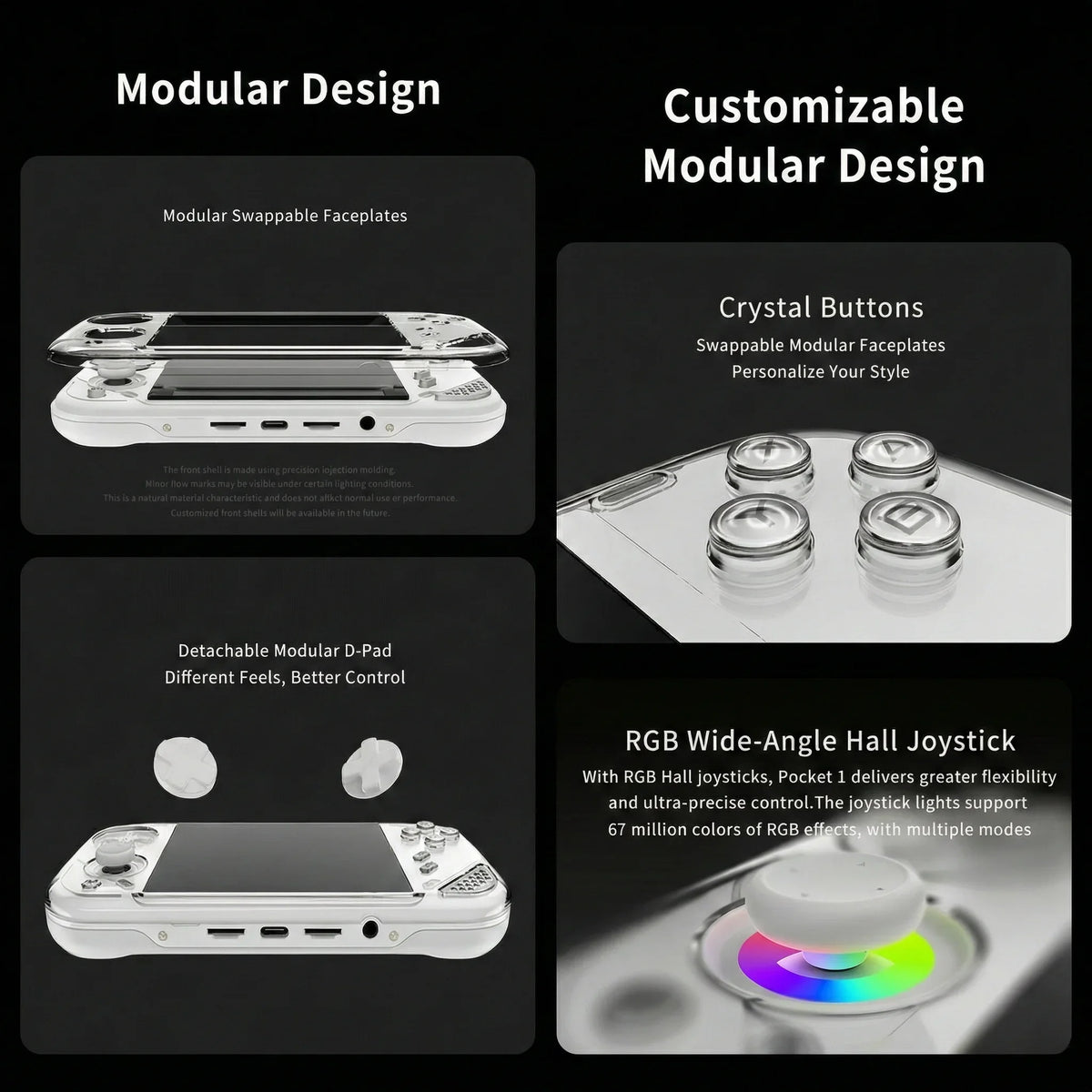 MINILOONG POCKET 1 Handheld Game Console 4''IPS Screen HD Output Open Source Systems OTA Upgrades LOONG OS Console POCKET1 gift