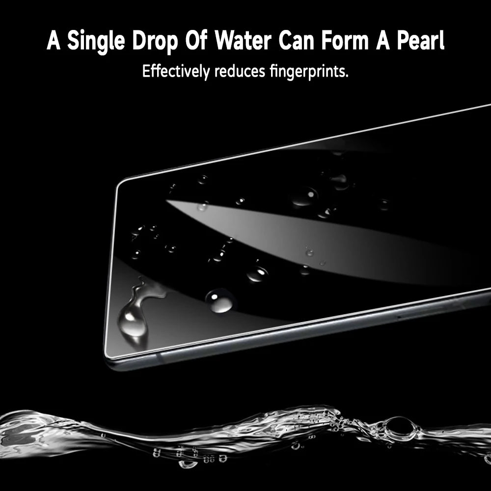 1-3PCS Fingerprint Unlock Screen Protector For Samsung Galaxy S25 Ultra S24 FE S22 Plus S25 Edge S23 S24 Ultra 9H Tempered Glass