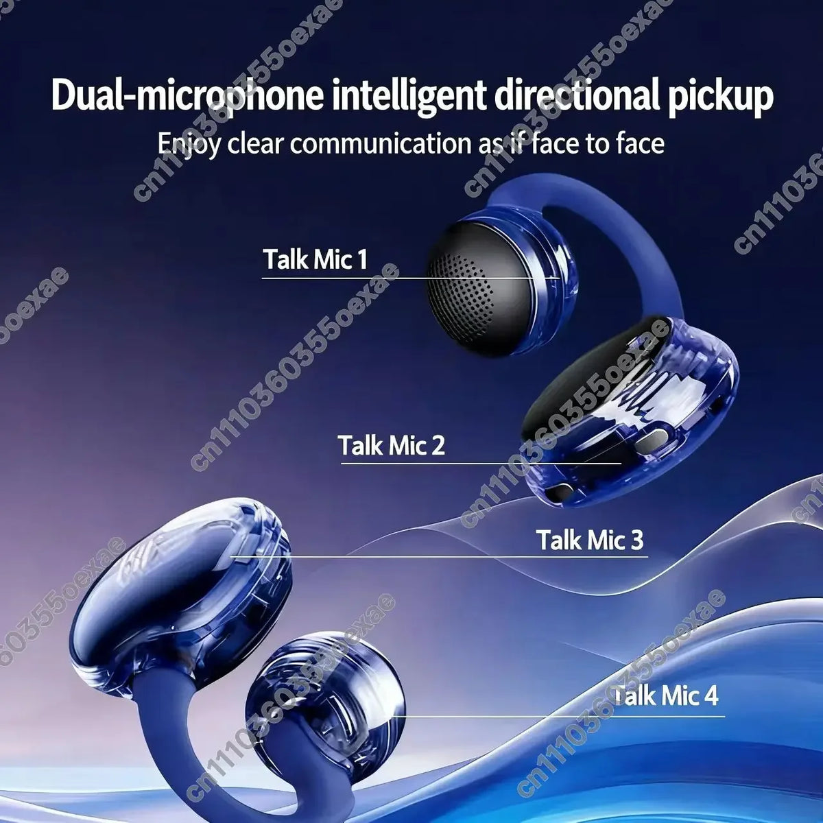 JBL Soundgear Clips Open-ended Wireless Bluetooth Headset with Ear Clip