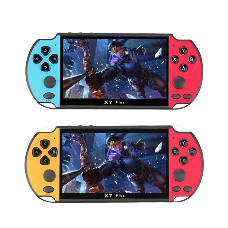 Nostalgic 8G double joystick PSP game console 5.1 inch high definition large screen x7 plus handheld game console