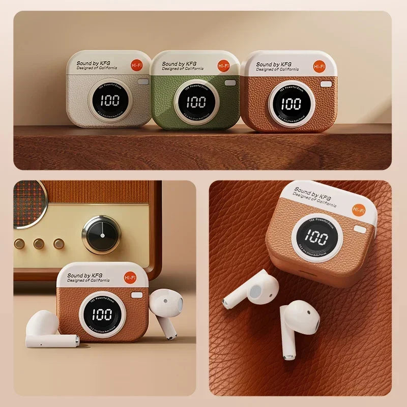 Q86 TWS Bluetooth 5.3 Wireless Headphones Power LED Digital Display HiFi Gaming Headsets Waterproof Sports Earbuds