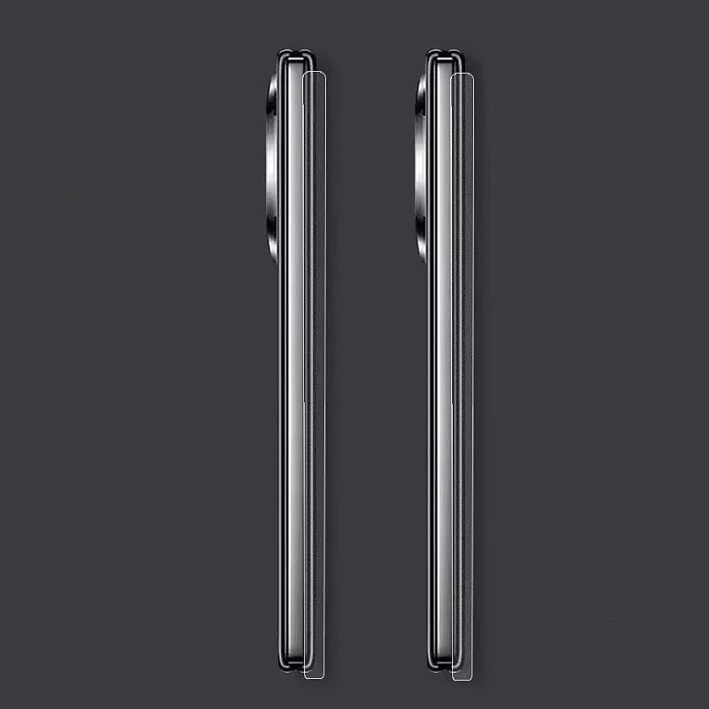 2PCS Pain Color Frosted Hinge Skin For VIVO X Fold2 X Fold3 Side Skin Hinge Protector Film Cover Wrap Sticker