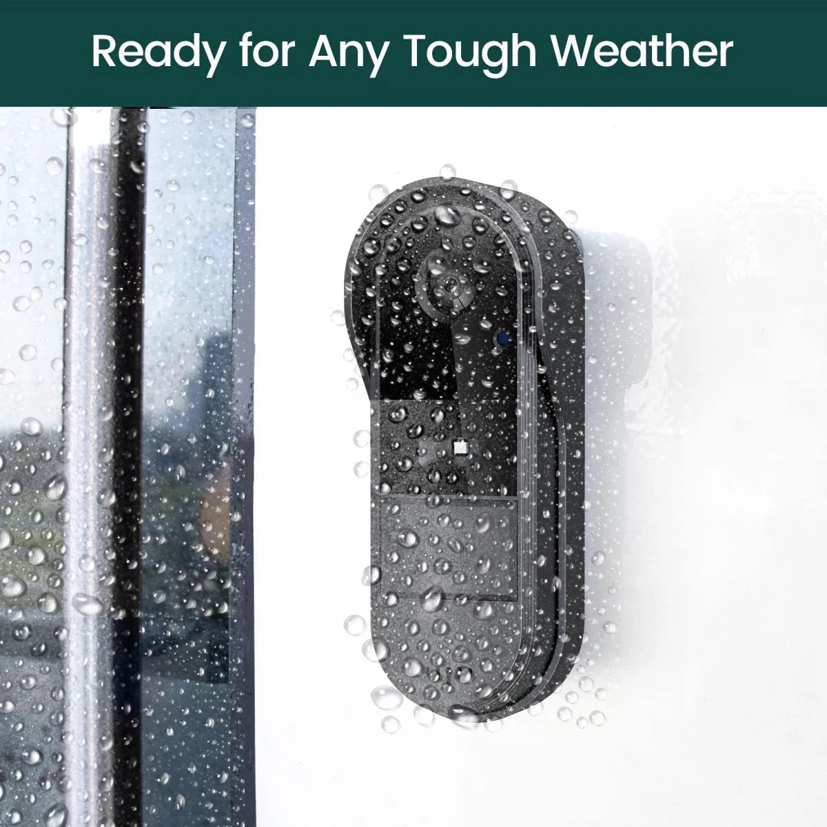 XBIBI Tuya WiFi doorbell, Smart Video Doorbell Camera, 2-way Intercom, Night Vision, microSD/cloud, waterproof, long standby, Wireless Security Camera, Rechargeable Battery