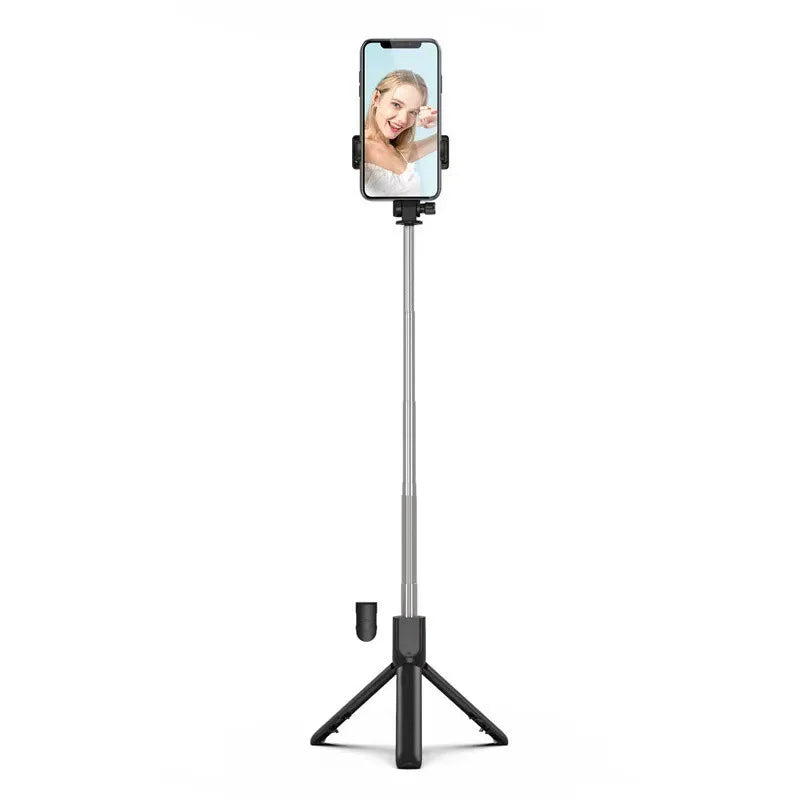 Mobile phone Bluetooth selfie stick live streaming fixed extension rod desktop stand all-in-one selfie tripod