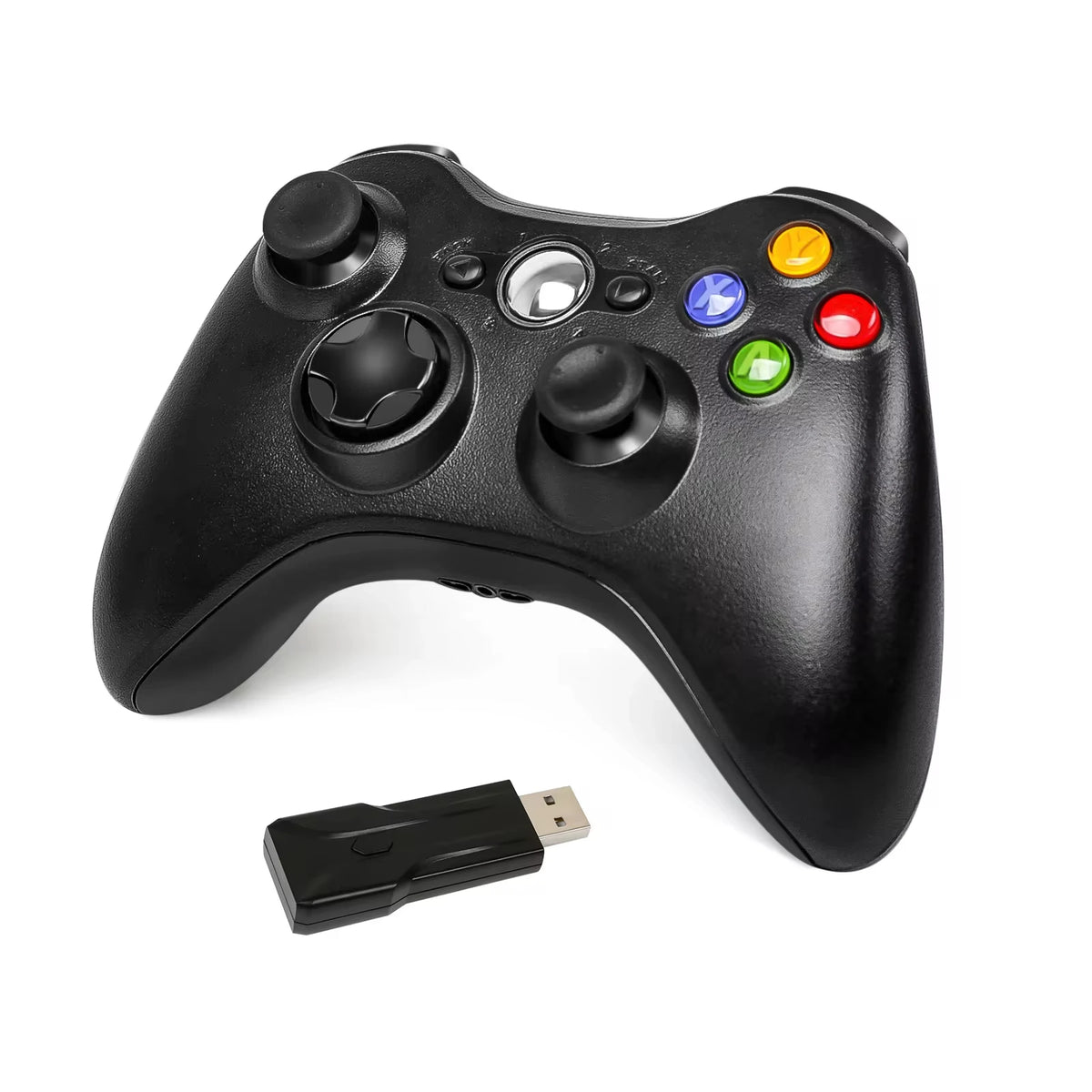 Wireless For Xbox 360 Controller Xbox 360 Slim/Elite/Winodow/PC Video Game Gamepad 6axis Joystick Dual Vibration 2.4G Gaming