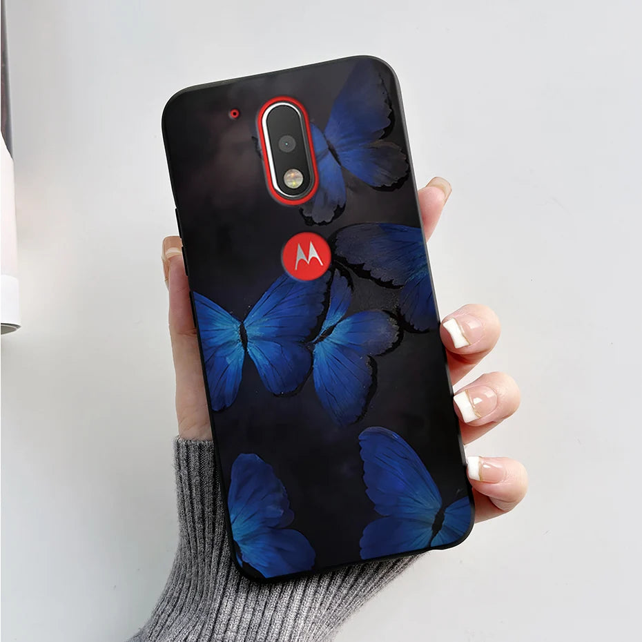 Case for Motorola Moto G4 / Moto G4 Plus / Moto G4 Play Back Cover Fashion Marble Silicone Soft TPU Protective Phone Cases Coque