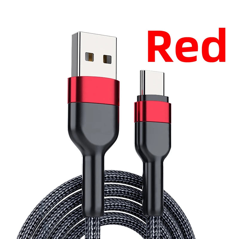 5A USB Type C Cable Wire For Samsung S10 S20 Xiaomi mi 11 Mobile Phone Fast Charging USB C Cable Type-C Charger huawei Cables