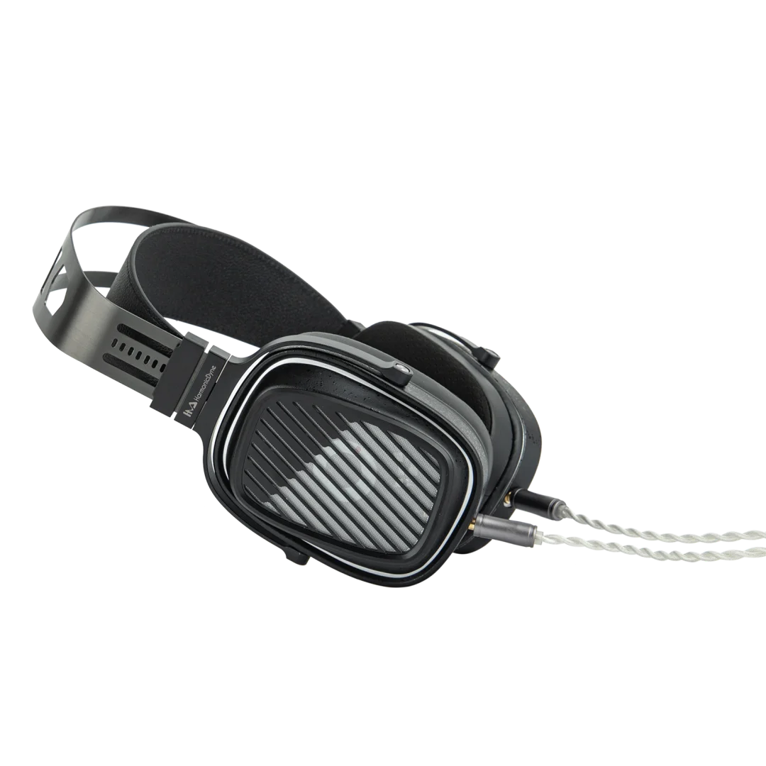 HarmonicDyne Romantic Open-Back Over-ear Headphones 60mm Bamboo Fiber Driver & Open-Back Earcup Design
