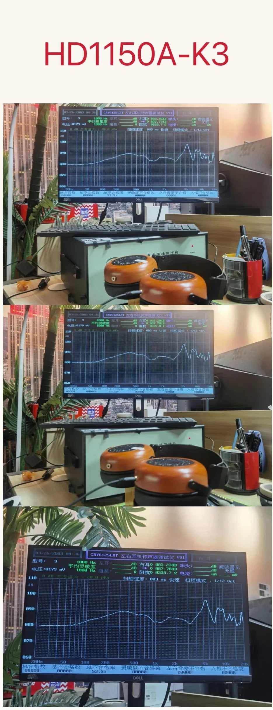 Closed-back Music Analysis Over-ear Headphones with 50mm Bio-diaphragm Monitoring Headsets
