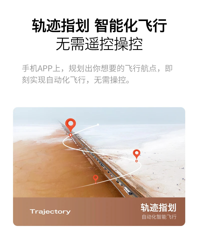 M66 Triple Battery Brushless Drone - Screen Remote Gesture Control Zoom Photography Smart Obstacle Avoidance New Model